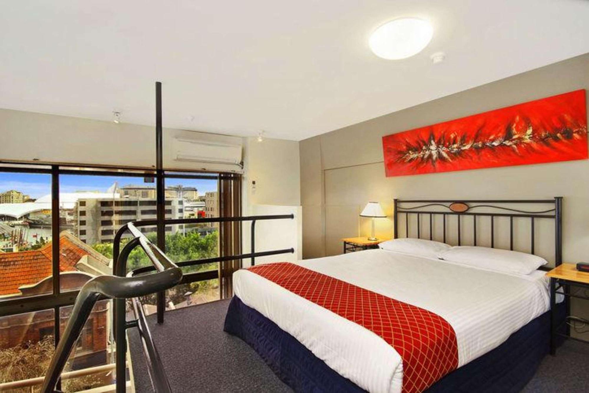 Metro Apartments On Darling Harbour Sydney Rom bilde